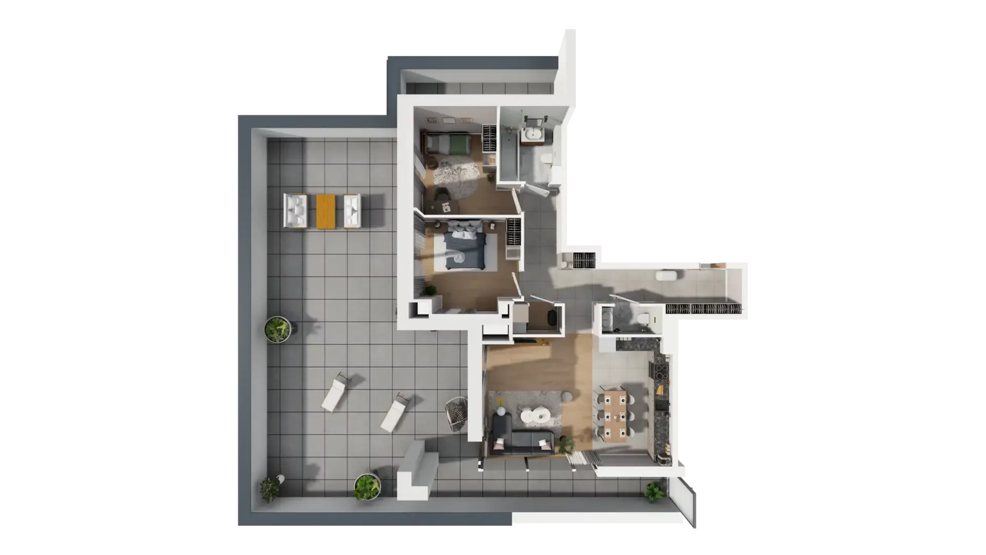 3 pokoje, mieszkanie 77,98 m², piętro 5, oferta nr A.5.2, ATAL Parkowa, Poznań, Nowe Miasto, Osiedle Warszawskie, ul. Mogileńska