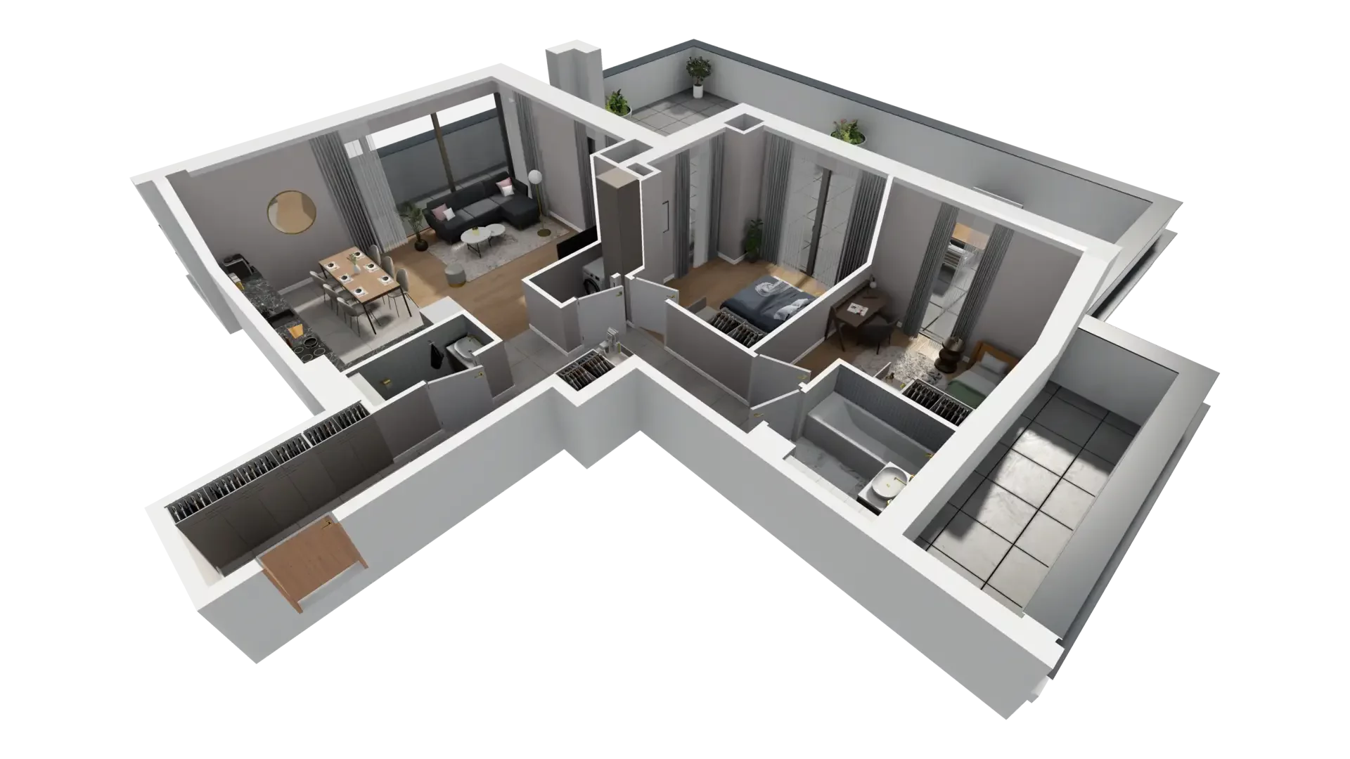 3 pokoje, mieszkanie 77,98 m², piętro 5, oferta nr A.5.2, ATAL Parkowa, Poznań, Nowe Miasto, Osiedle Warszawskie, ul. Mogileńska