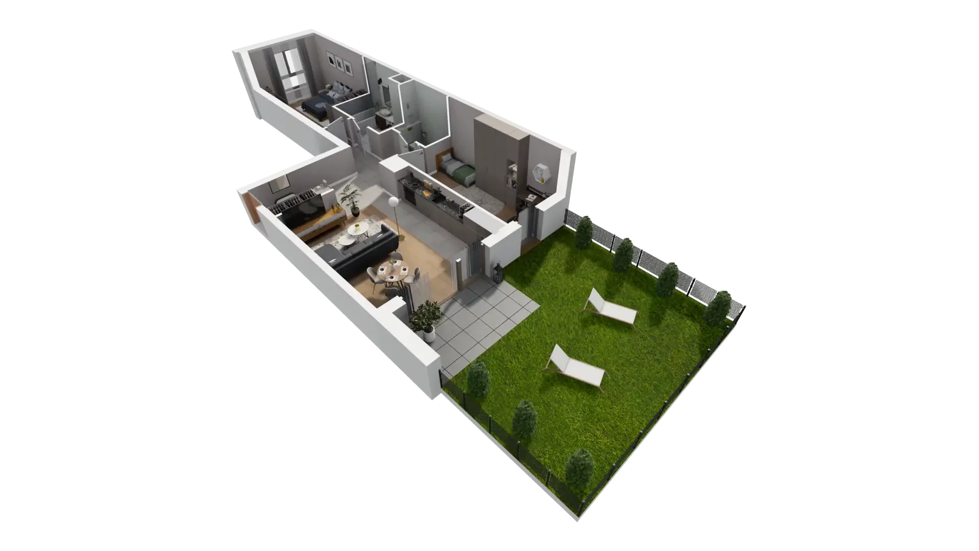 3 pokoje, mieszkanie 72,28 m², parter, oferta nr I.0.3, ATAL Parkowa, Poznań, Nowe Miasto, Osiedle Warszawskie, ul. Mogileńska