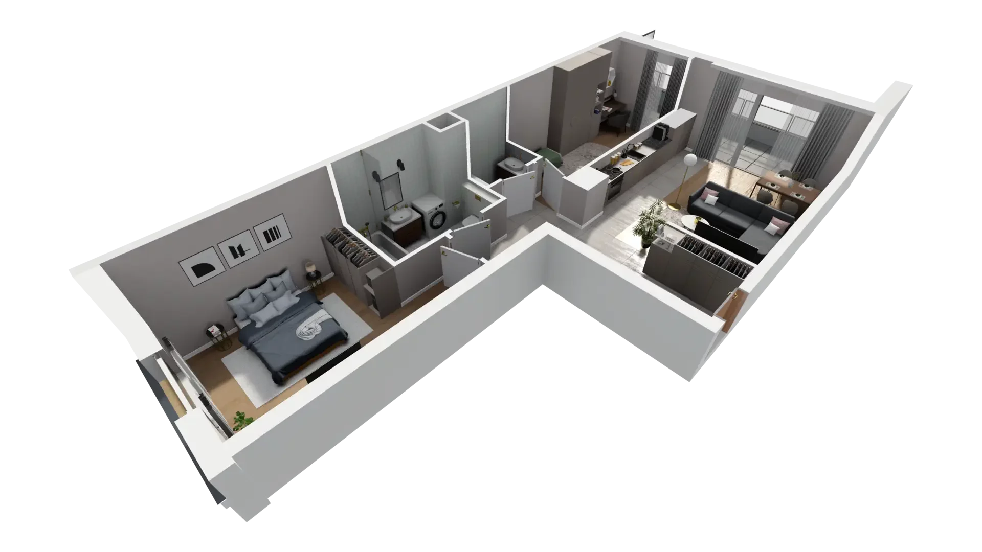 3 pokoje, mieszkanie 72,28 m², piętro 3, oferta nr I.3.5, ATAL Parkowa, Poznań, Nowe Miasto, Osiedle Warszawskie, ul. Mogileńska