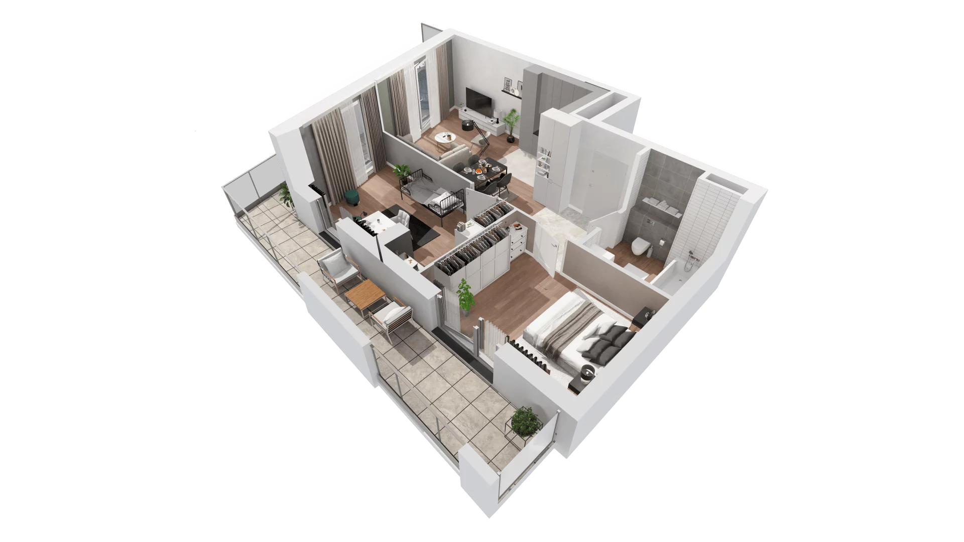 3 pokoje, apartament 66,22 m², piętro 15, oferta nr A-15-185A, ATAL Olimpijska, Katowice, Bogucice, ul. Olimpijska / al. Korfantego