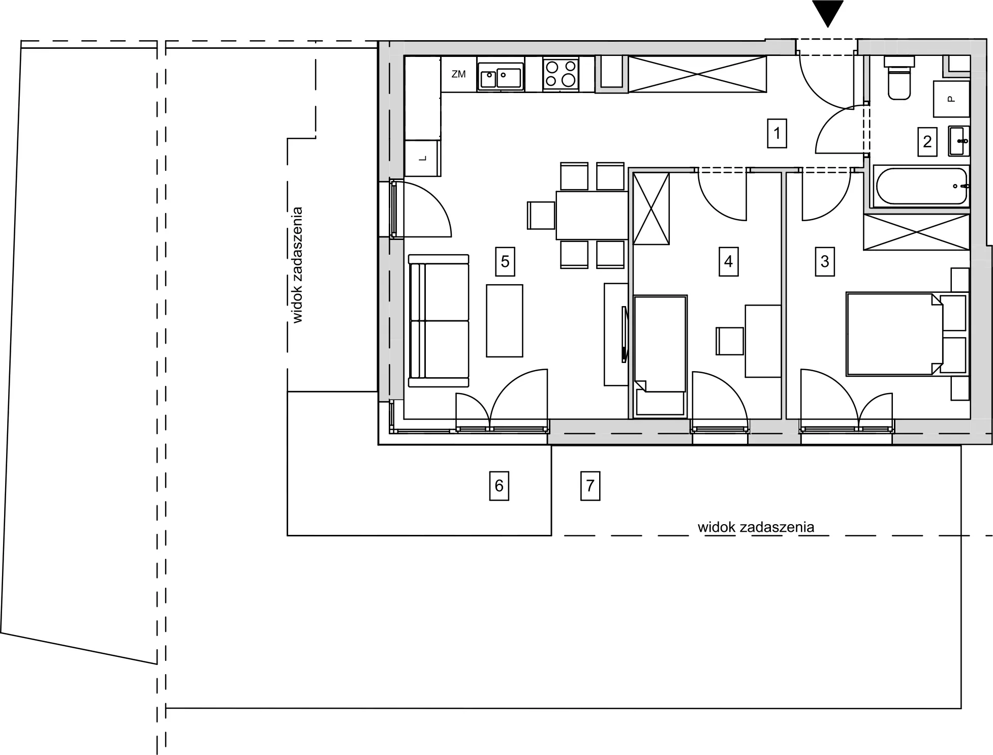 Mieszkanie 54,77 m², parter, oferta nr B11-K1-0-5, ATAL Strachowicka, Wrocław, Żerniki, Fabryczna, ul. Strachowicka