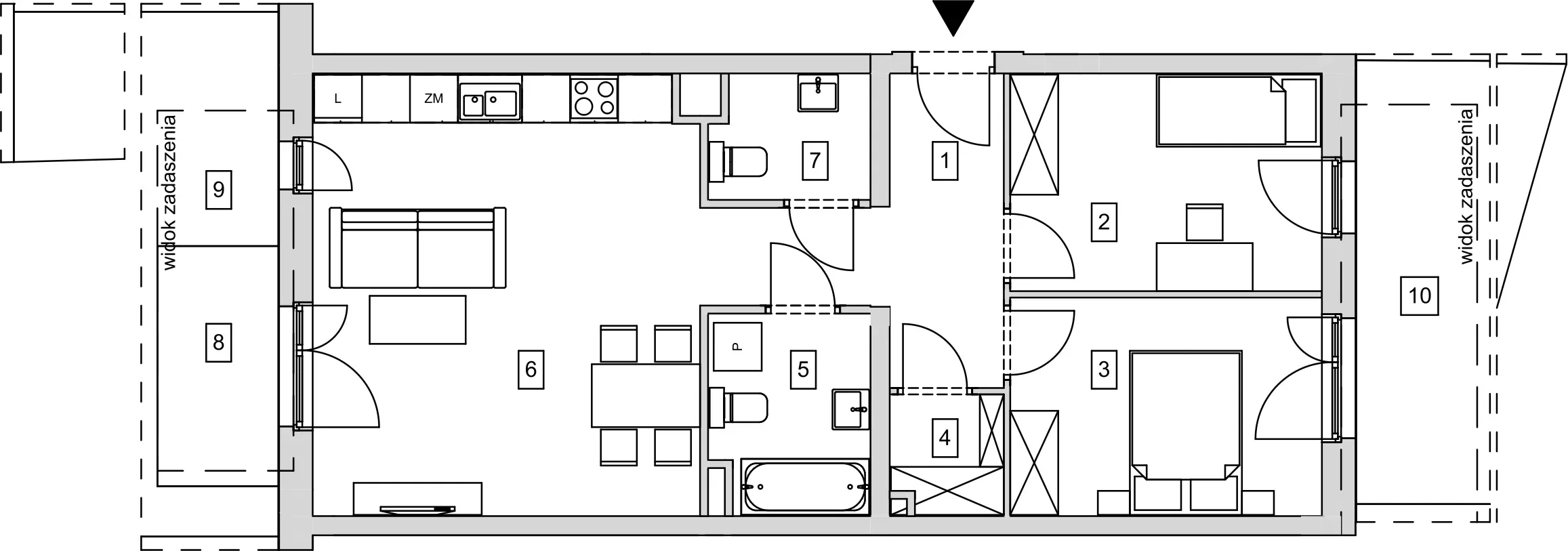 Mieszkanie 65,51 m², parter, oferta nr B9-K2-0-4, ATAL Strachowicka, Wrocław, Żerniki, Fabryczna, ul. Strachowicka