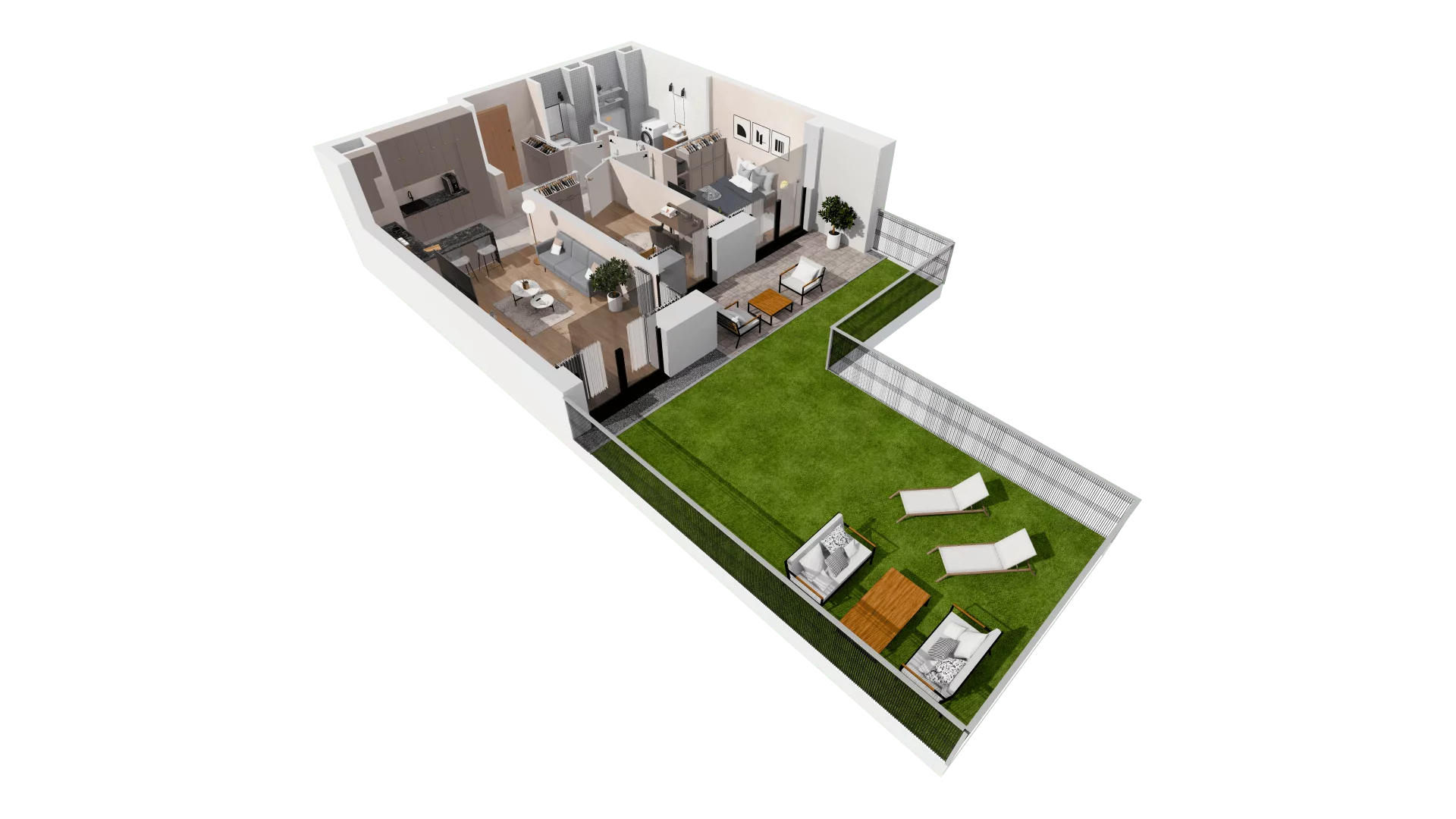 Mieszkanie 60,20 m², parter, oferta nr B2-00-3B, Francuska Park, Katowice, Osiedle Paderewskiego-Muchowiec, Muchowiec, ul. Szybowcowa