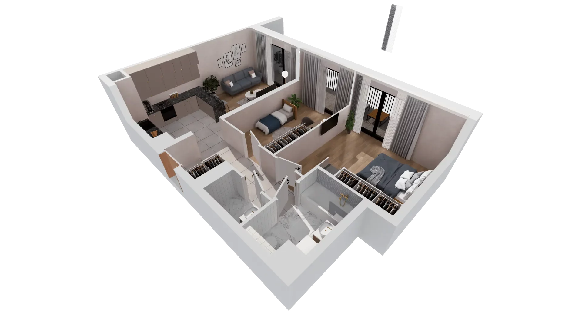 Mieszkanie 64,22 m², piętro 2, oferta nr B2-02-24B, Francuska Park, Katowice, Osiedle Paderewskiego-Muchowiec, Muchowiec, ul. Szybowcowa