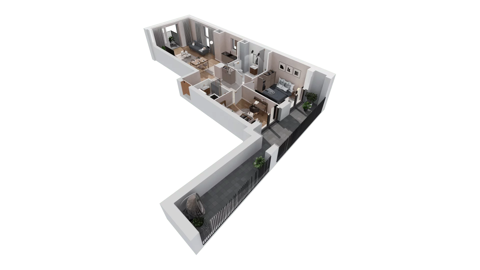3 pokoje, mieszkanie 70,17 m², piętro 4, oferta nr 2-4-51, ATAL Aura II, Łódź, Bałuty, ul. Telefoniczna 15/17
