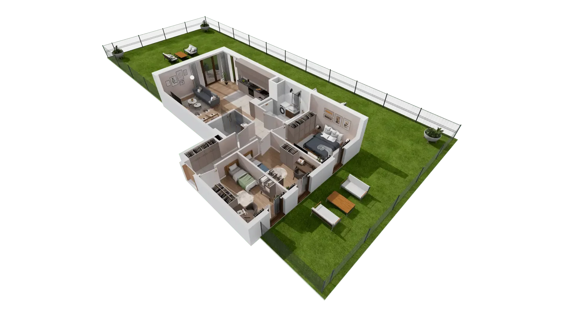 4 pokoje, mieszkanie 79,23 m², parter, oferta nr 6A-0-3, Naramowice Odnova II, Poznań, Naramowice, ul. Bielicowa