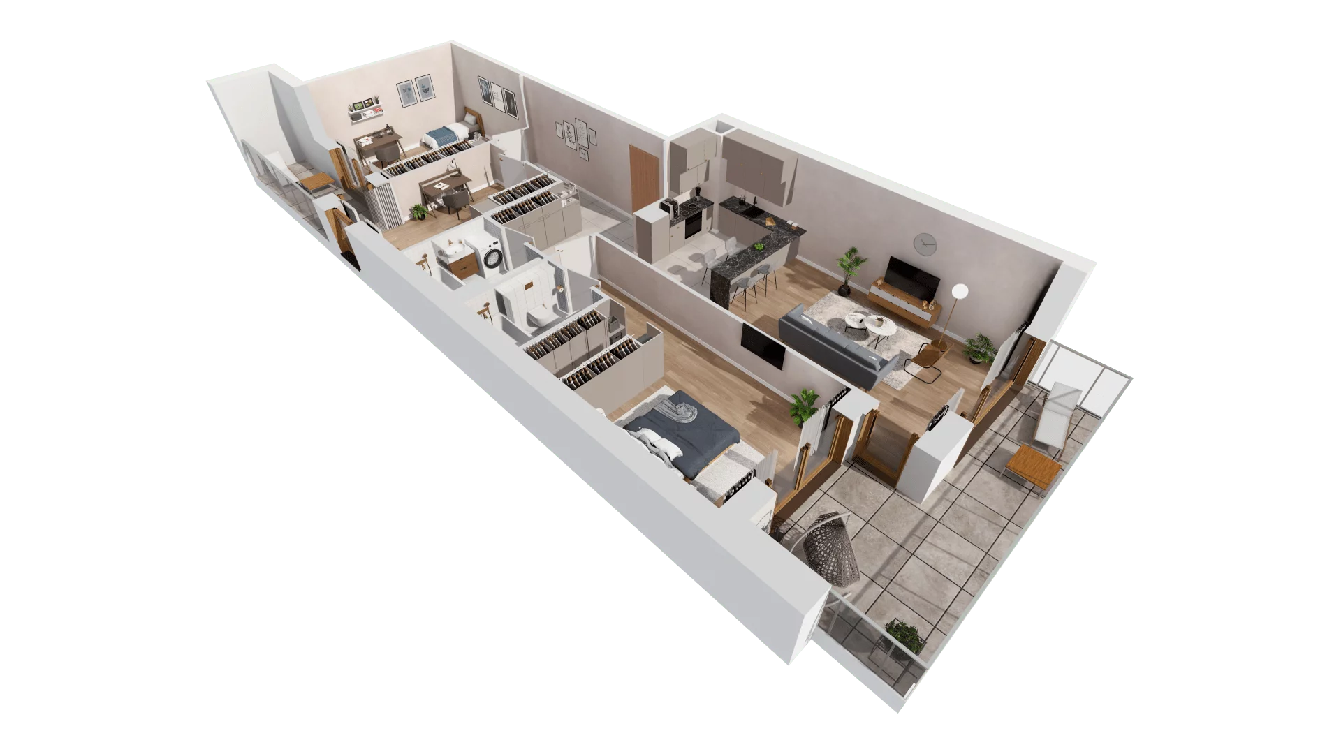 Mieszkanie 101,93 m², piętro 2, oferta nr 6.02.C14, Ogrody Andersa II, Gliwice, Wojska Polskiego, ul. Generała Władysława Andersa