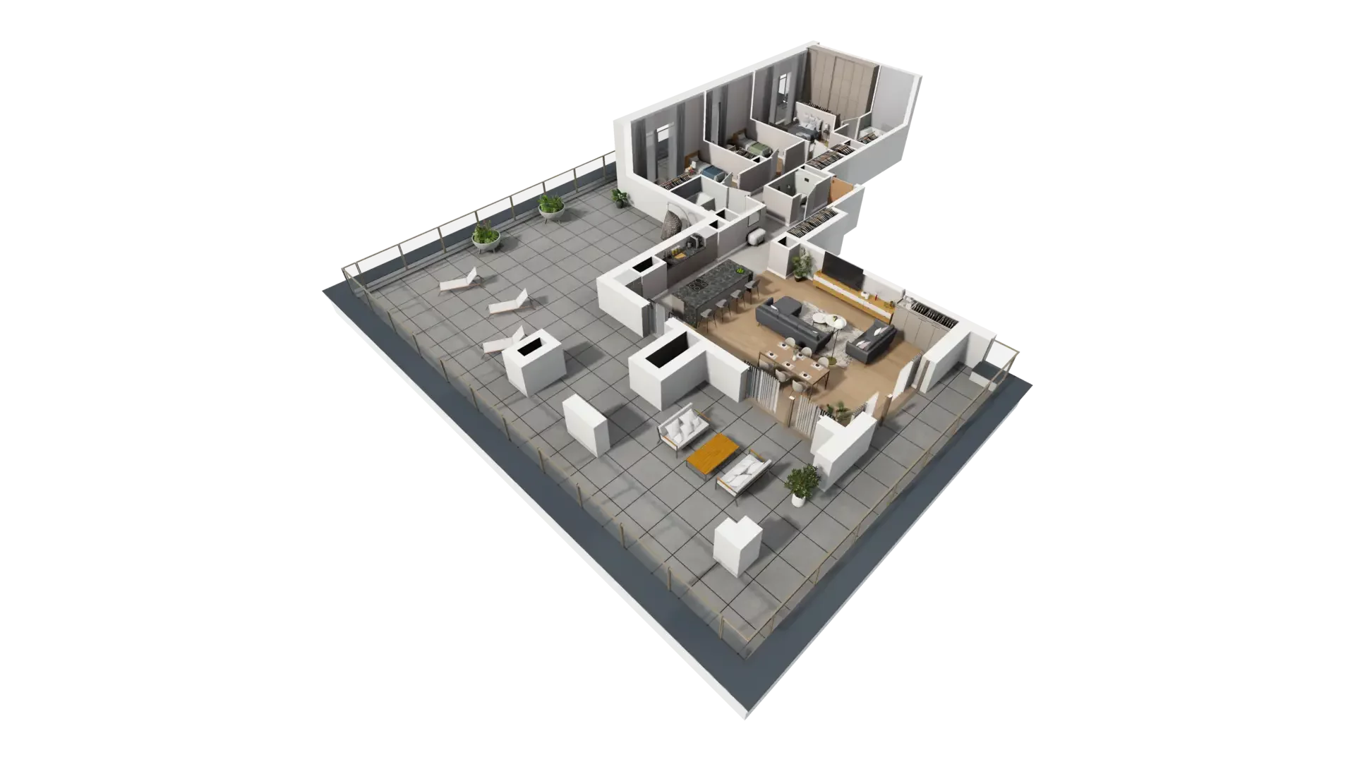 4 pokoje, mieszkanie 114,15 m², piętro 6, oferta nr D.6.1, ATAL Parkowa, Poznań, Nowe Miasto, Osiedle Warszawskie, ul. Mogileńska