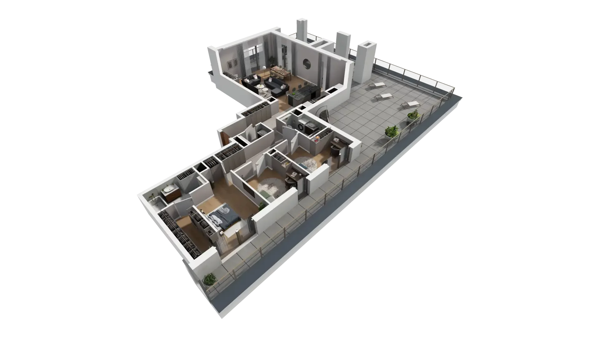 4 pokoje, mieszkanie 114,15 m², piętro 6, oferta nr D.6.1, ATAL Parkowa, Poznań, Nowe Miasto, Osiedle Warszawskie, ul. Mogileńska