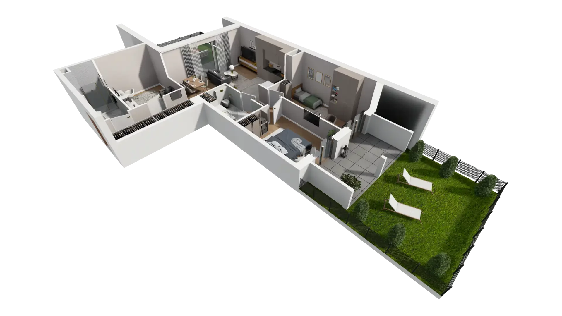 4 pokoje, mieszkanie 78,81 m², parter, oferta nr G.0.2, ATAL Parkowa, Poznań, Nowe Miasto, Osiedle Warszawskie, ul. Mogileńska