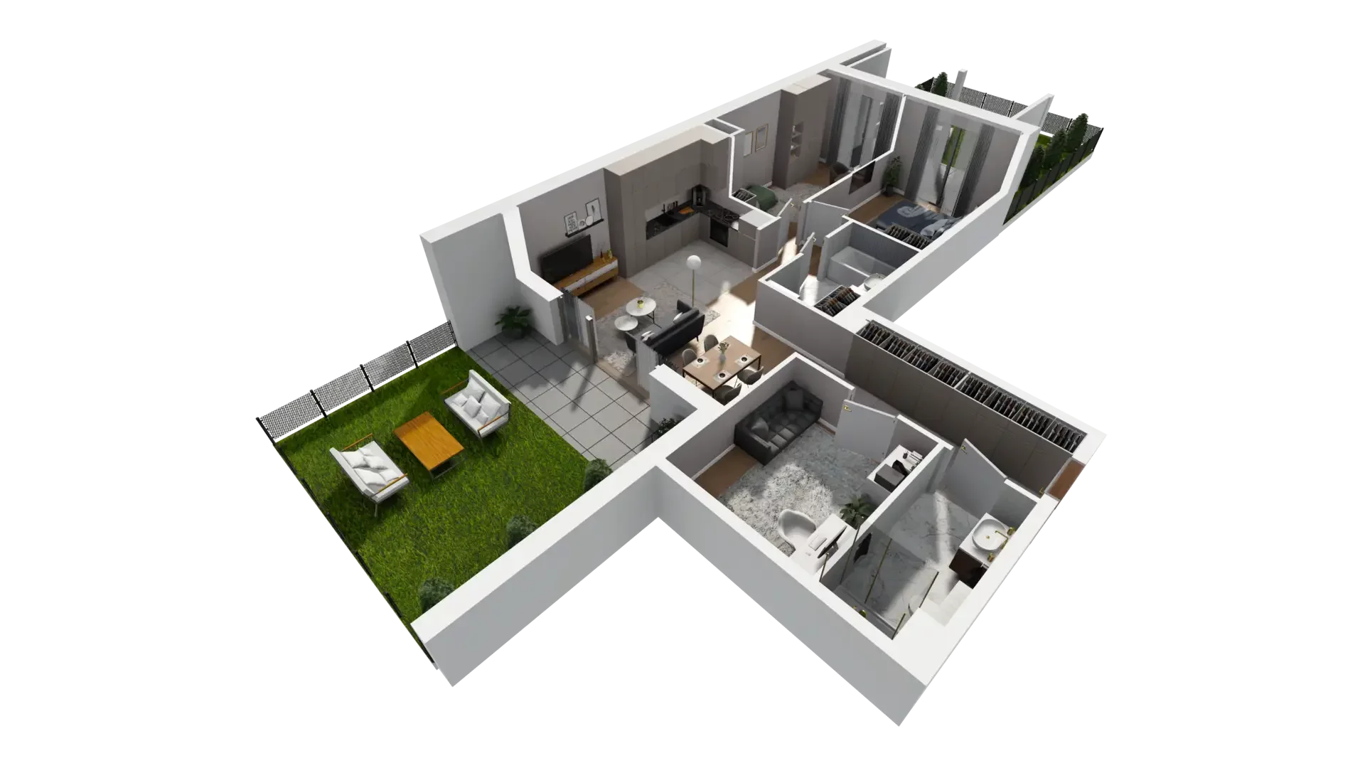 4 pokoje, mieszkanie 78,81 m², parter, oferta nr G.0.2, ATAL Parkowa, Poznań, Nowe Miasto, Osiedle Warszawskie, ul. Mogileńska