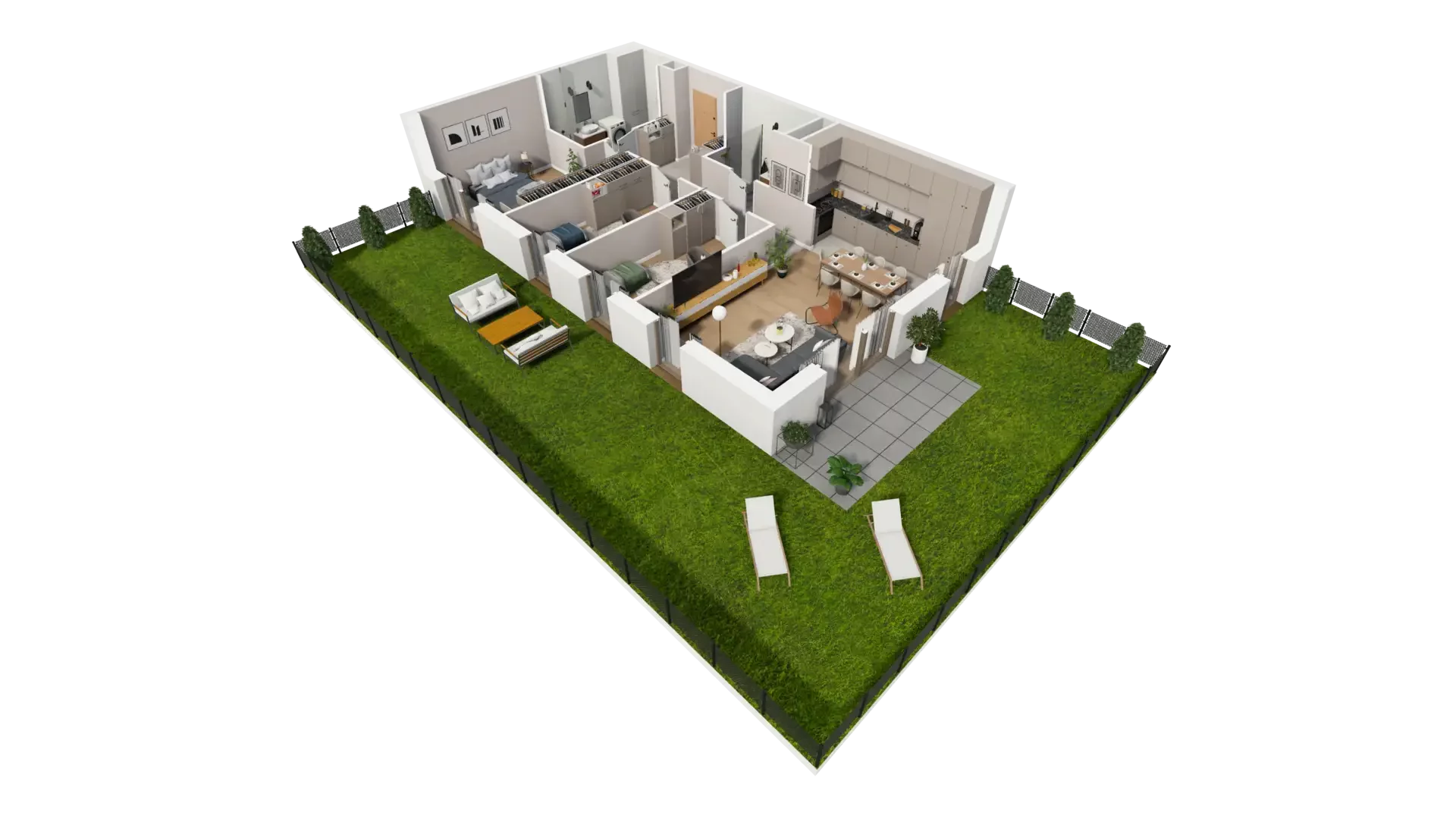 4 pokoje, mieszkanie 82,71 m², parter, oferta nr G.0.4, ATAL Parkowa, Poznań, Nowe Miasto, Osiedle Warszawskie, ul. Mogileńska