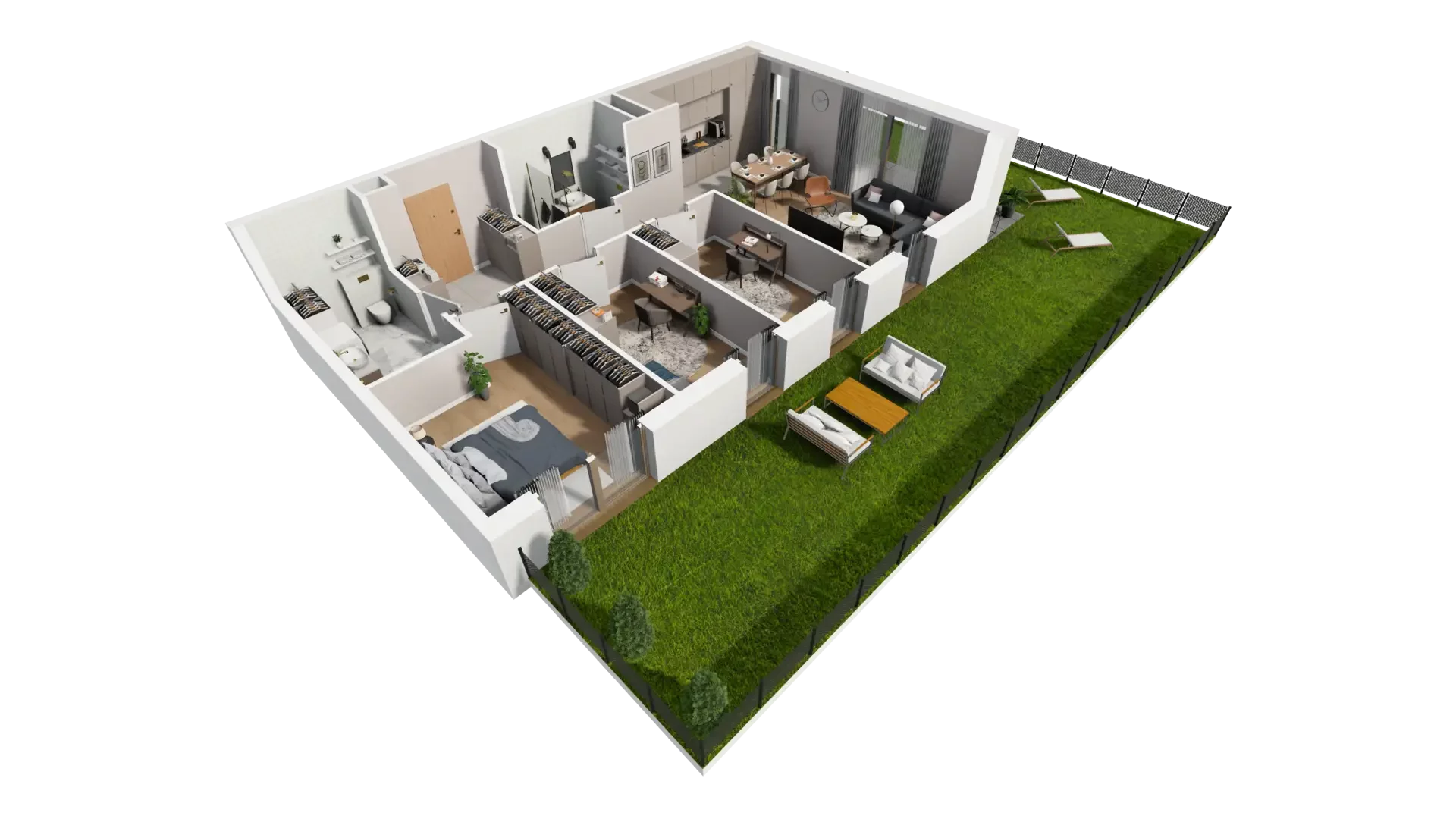 4 pokoje, mieszkanie 82,71 m², parter, oferta nr G.0.4, ATAL Parkowa, Poznań, Nowe Miasto, Osiedle Warszawskie, ul. Mogileńska
