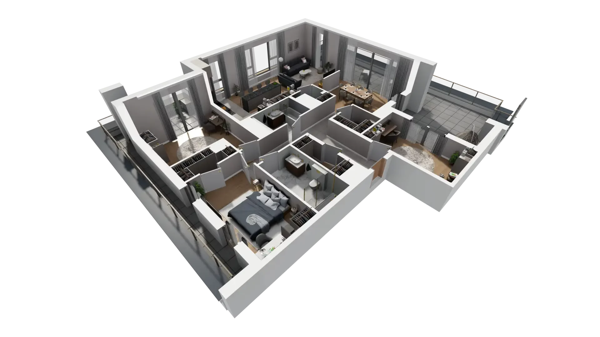 4 pokoje, mieszkanie 131,11 m², piętro 8, oferta nr I.8.1, ATAL Parkowa, Poznań, Nowe Miasto, Osiedle Warszawskie, ul. Mogileńska