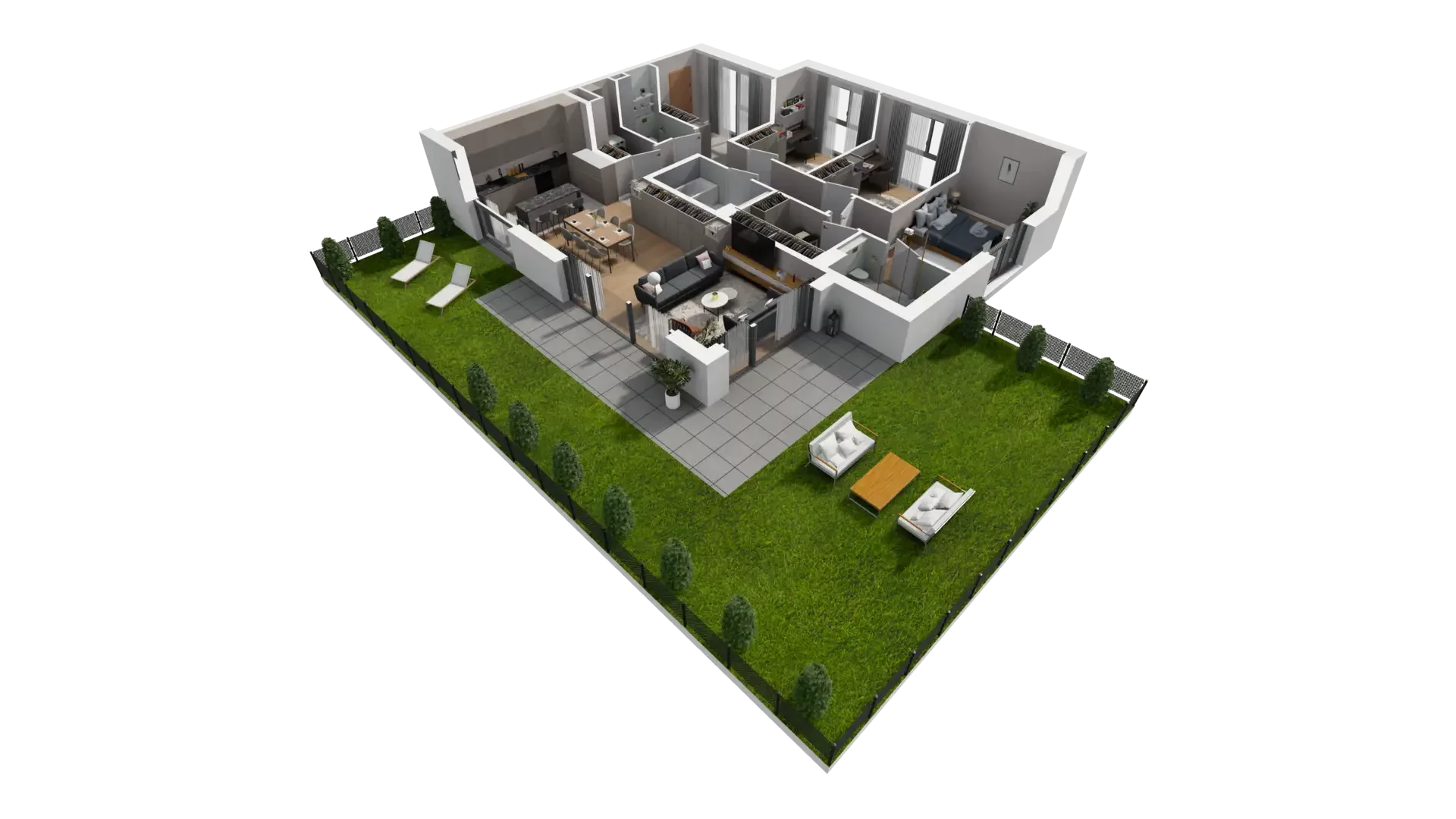4 pokoje, mieszkanie 107,84 m², parter, oferta nr J.0.4, ATAL Parkowa, Poznań, Nowe Miasto, Osiedle Warszawskie, ul. Mogileńska