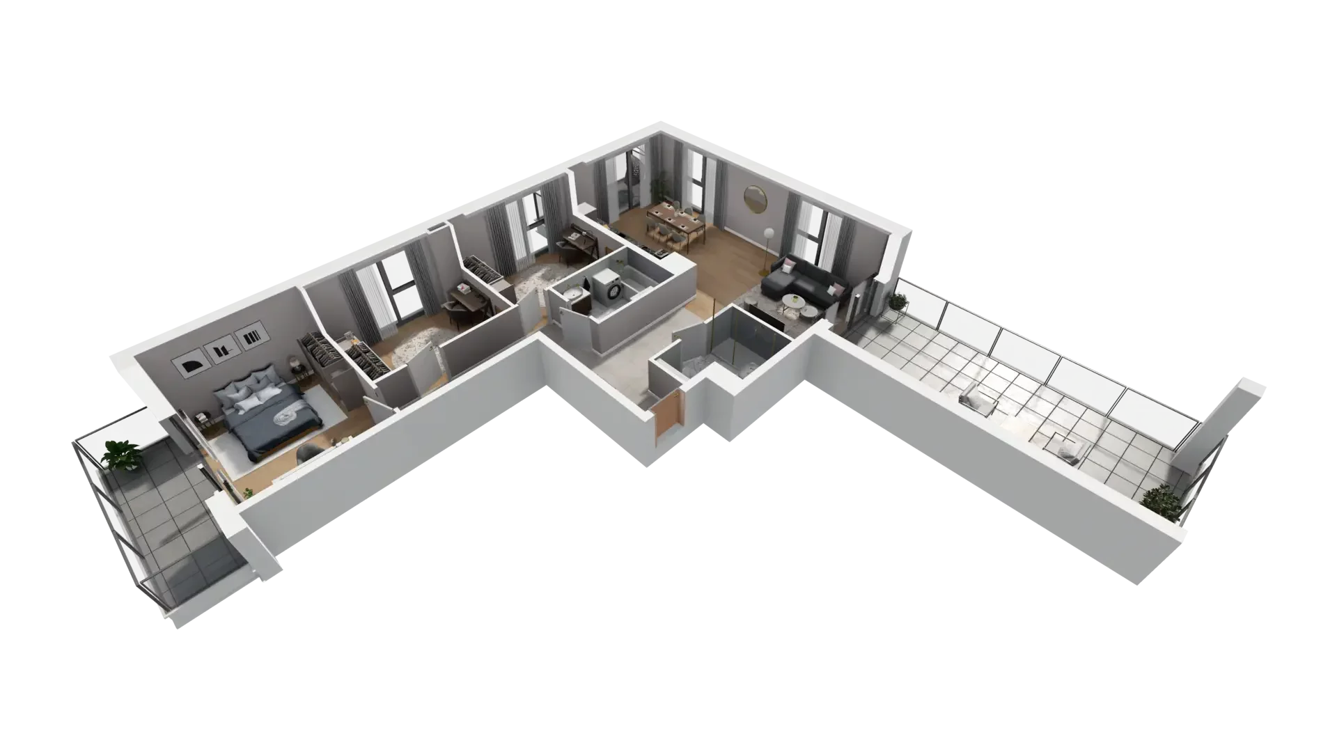 4 pokoje, mieszkanie 99,15 m², piętro 1, oferta nr J.1.1, ATAL Parkowa, Poznań, Nowe Miasto, Osiedle Warszawskie, ul. Mogileńska
