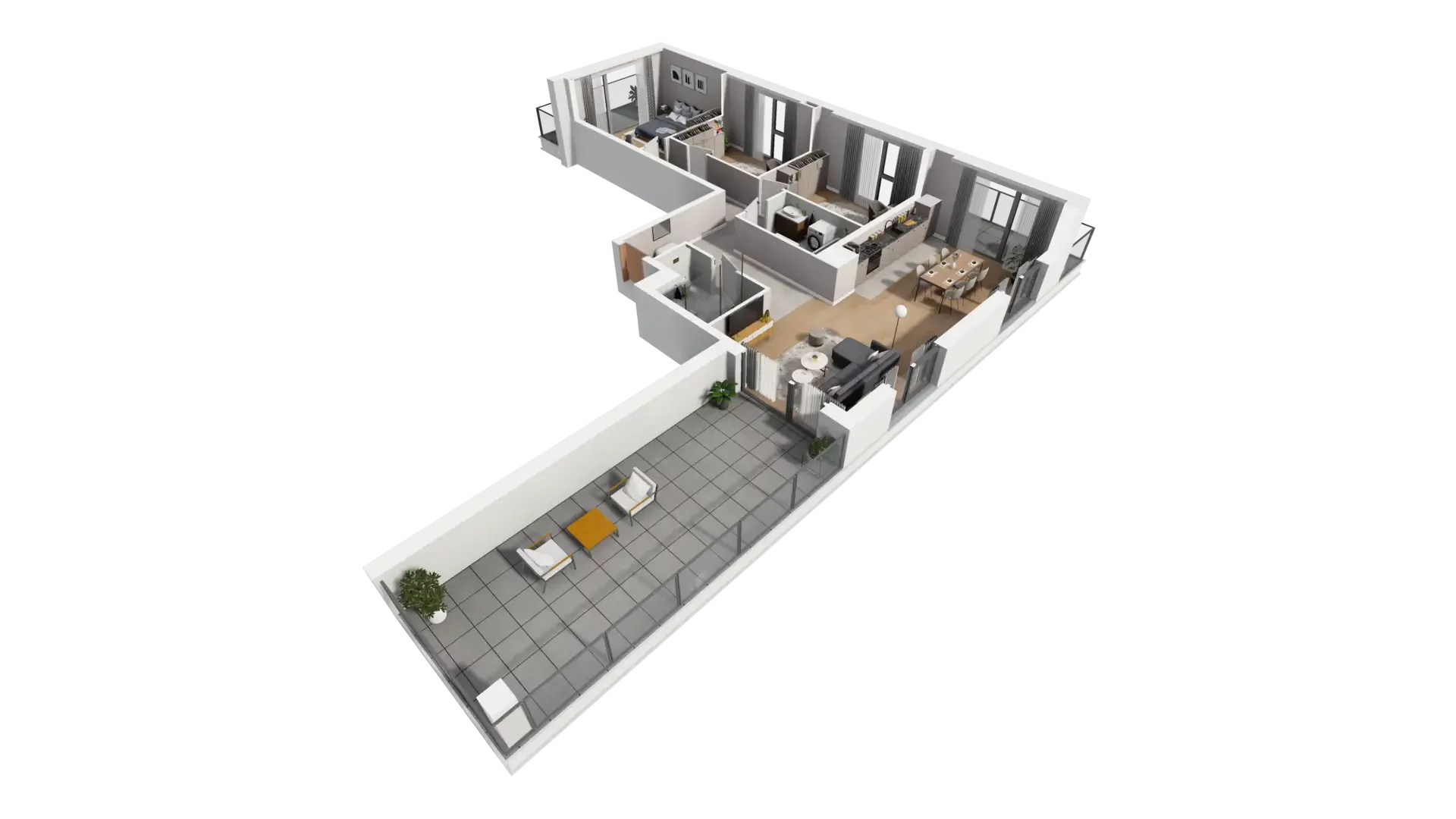 4 pokoje, mieszkanie 99,15 m², piętro 1, oferta nr J.1.1, ATAL Parkowa, Poznań, Nowe Miasto, Osiedle Warszawskie, ul. Mogileńska