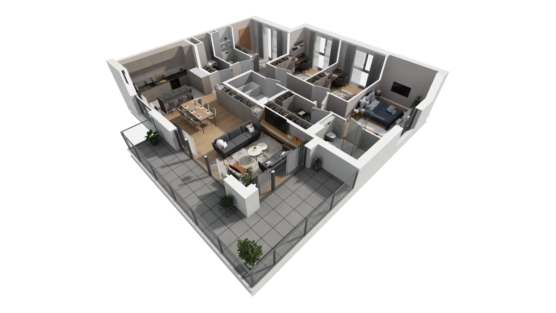 4 pokoje, mieszkanie 107,88 m², piętro 2, oferta nr J.2.5, ATAL Parkowa, Poznań, Nowe Miasto, Osiedle Warszawskie, ul. Mogileńska