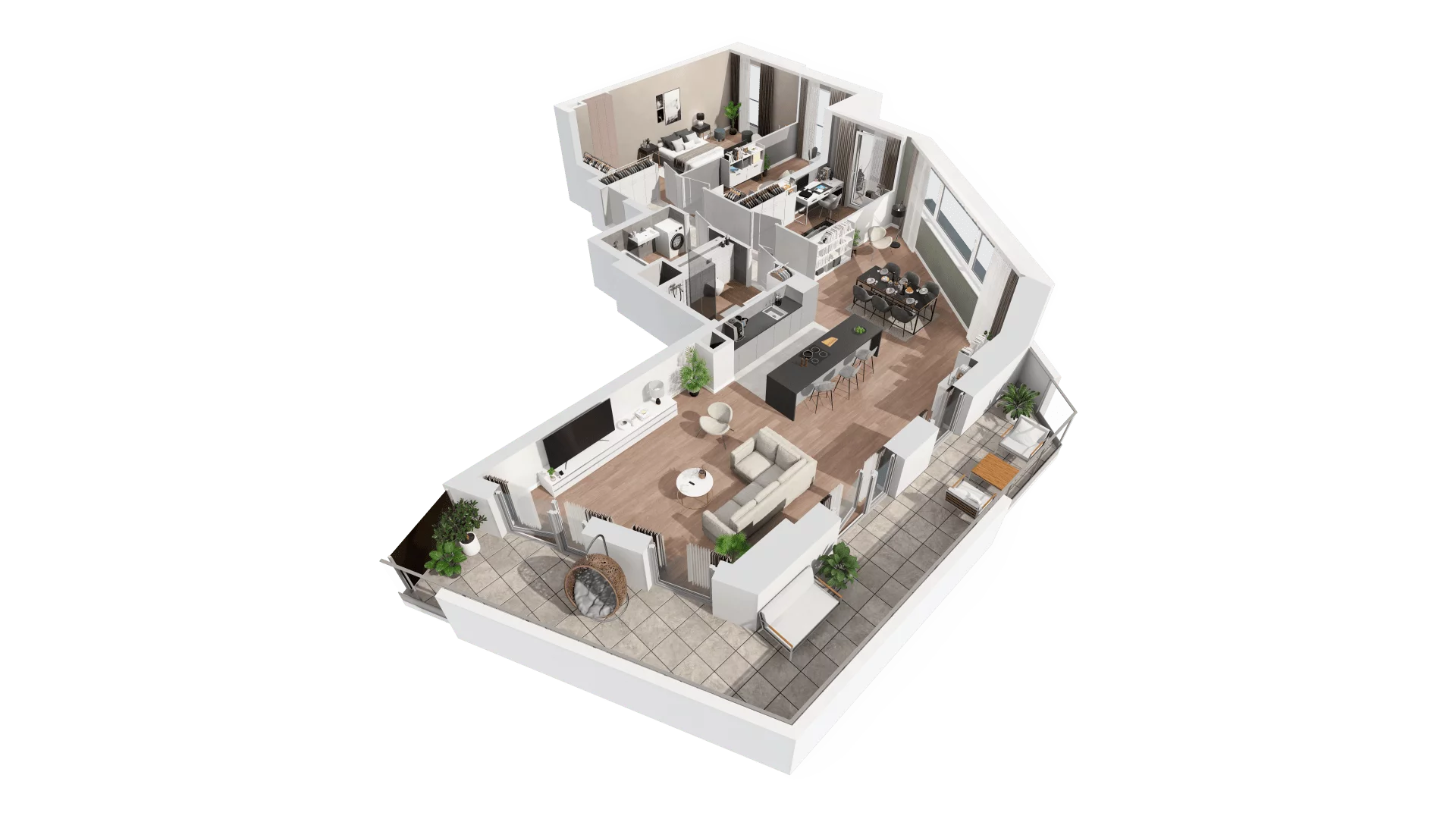 4 pokoje, apartament 116,66 m², piętro 10, oferta nr B-10-74B, ATAL Olimpijska, Katowice, Bogucice, ul. Olimpijska / al. Korfantego