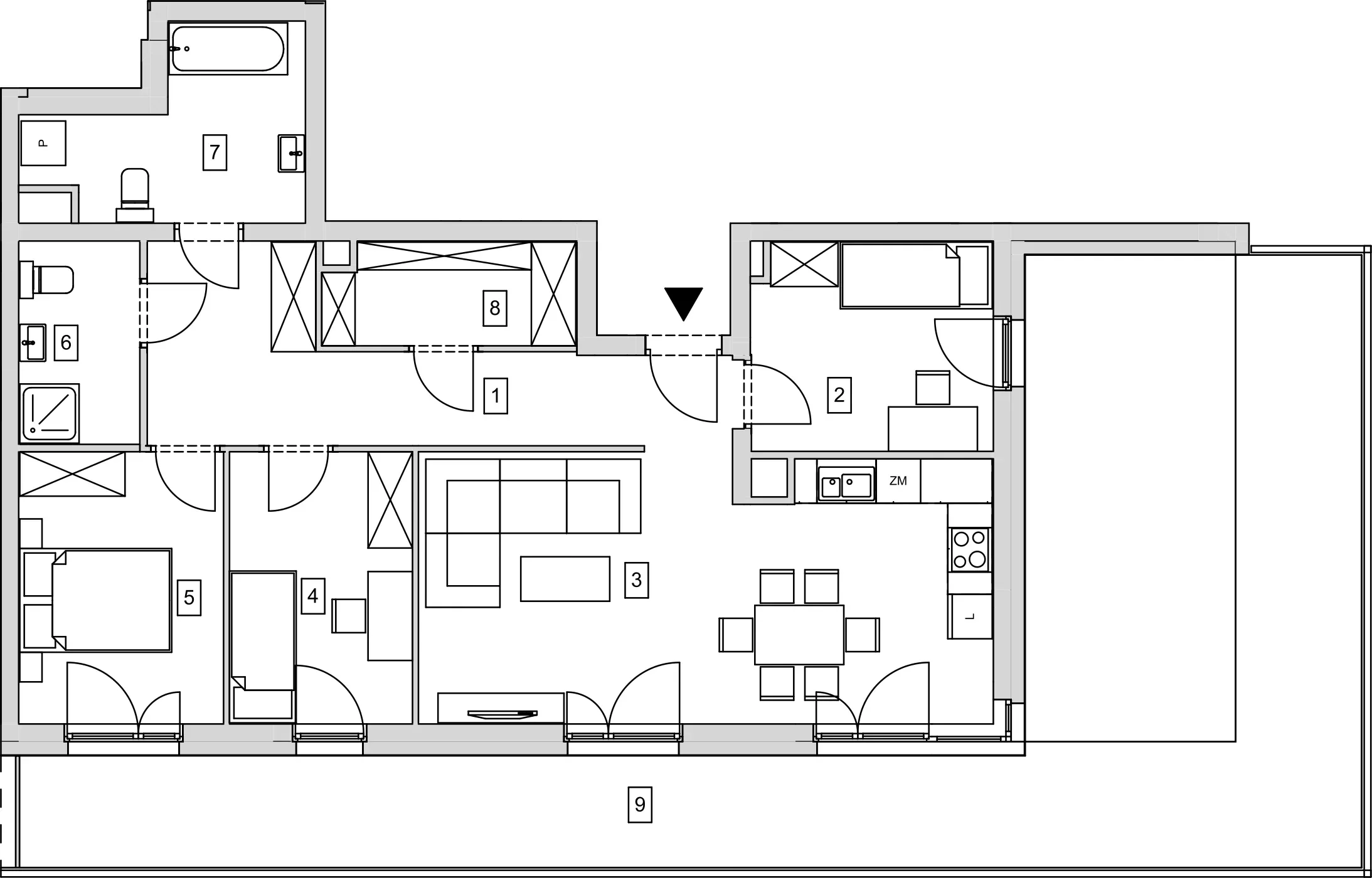 Mieszkanie 85,28 m², piętro 3, oferta nr B10-K1-3-2, ATAL Strachowicka, Wrocław, Żerniki, Fabryczna, ul. Strachowicka