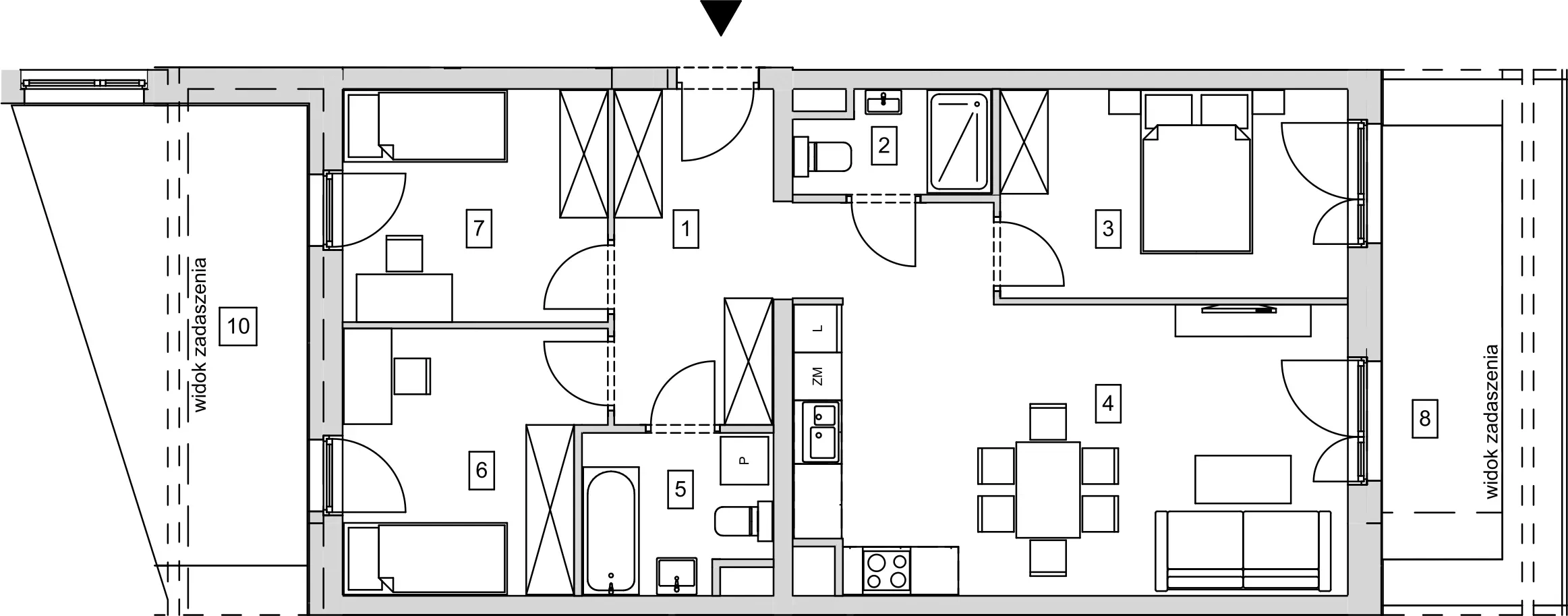 Mieszkanie 75,17 m², parter, oferta nr B5-K2-0-5, ATAL Strachowicka, Wrocław, Żerniki, Fabryczna, ul. Strachowicka