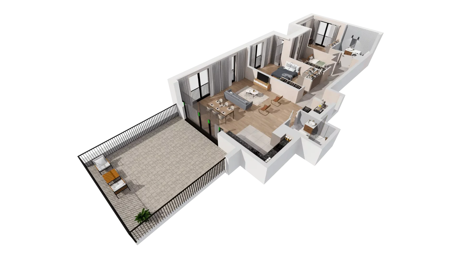 Mieszkanie 117,75 m², piętro 7, oferta nr B2-07-57B, Francuska Park, Katowice, Osiedle Paderewskiego-Muchowiec, Muchowiec, ul. Szybowcowa