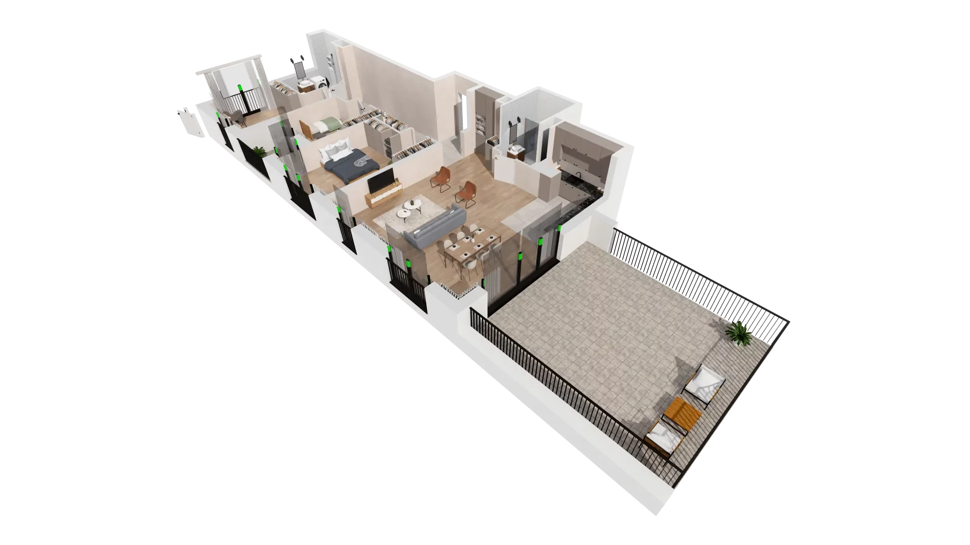 Mieszkanie 117,75 m², piętro 7, oferta nr B2-07-57B, Francuska Park, Katowice, Osiedle Paderewskiego-Muchowiec, Muchowiec, ul. Szybowcowa