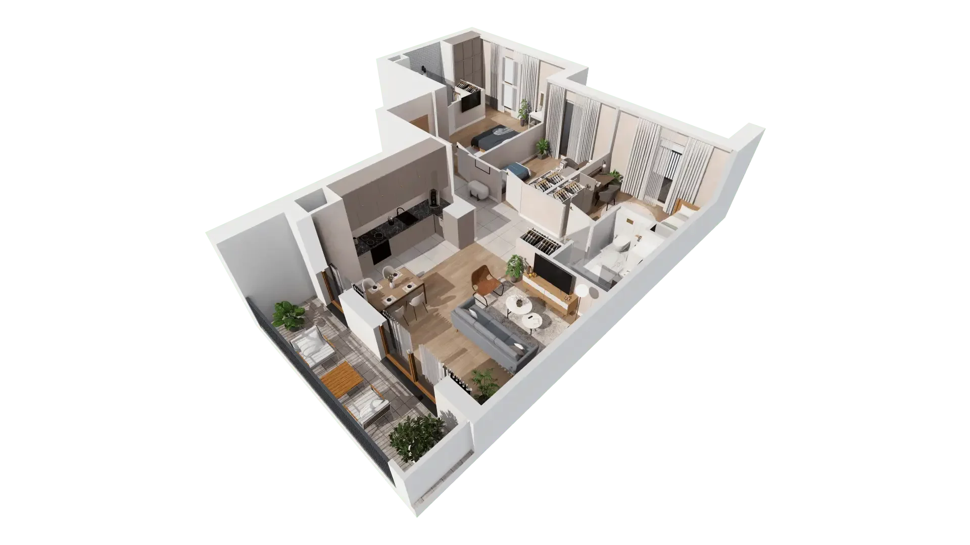 4 pokoje, mieszkanie 78,24 m², piętro 2, oferta nr 1C.2.153, Francuska Park VIIIB, Katowice, Osiedle Paderewskiego-Muchowiec, Muchowiec, ul. Szybowcowa
