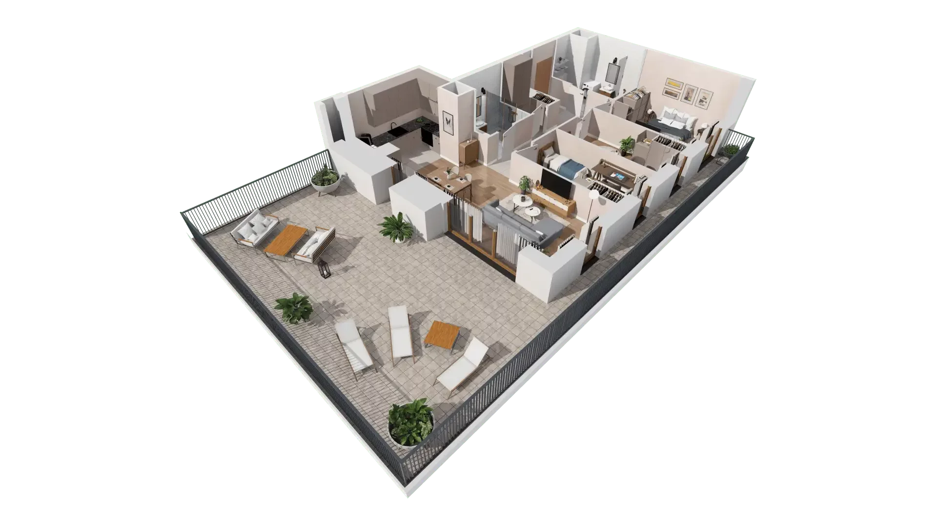 4 pokoje, mieszkanie 76,25 m², piętro 8, oferta nr 1A.8.73, Francuska Park VIIIB, Katowice, Osiedle Paderewskiego-Muchowiec, Muchowiec, ul. Szybowcowa