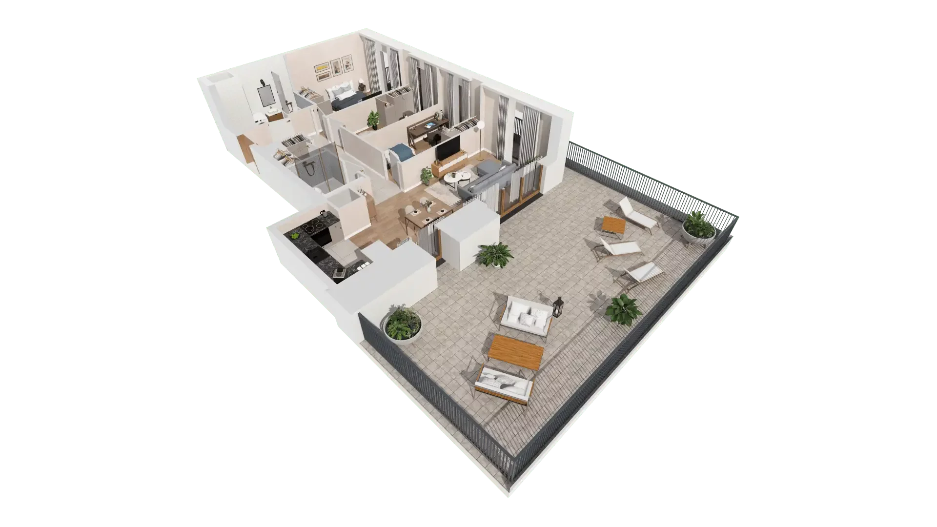 4 pokoje, mieszkanie 76,25 m², piętro 8, oferta nr 1A.8.73, Francuska Park VIIIB, Katowice, Osiedle Paderewskiego-Muchowiec, Muchowiec, ul. Szybowcowa
