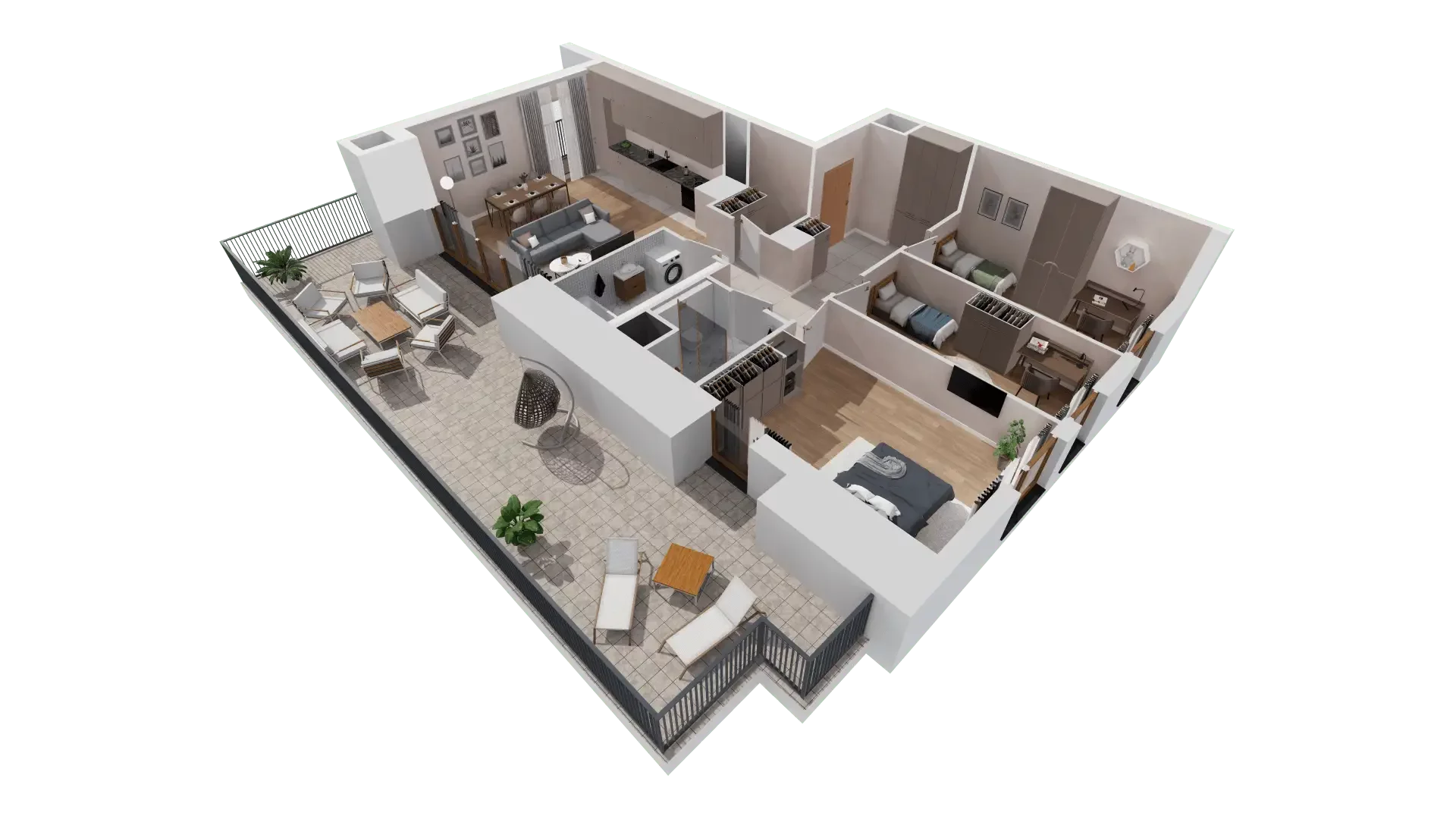 4 pokoje, mieszkanie 92,01 m², piętro 9, oferta nr 1A.9.80, Francuska Park VIIIB, Katowice, Osiedle Paderewskiego-Muchowiec, Muchowiec, ul. Szybowcowa