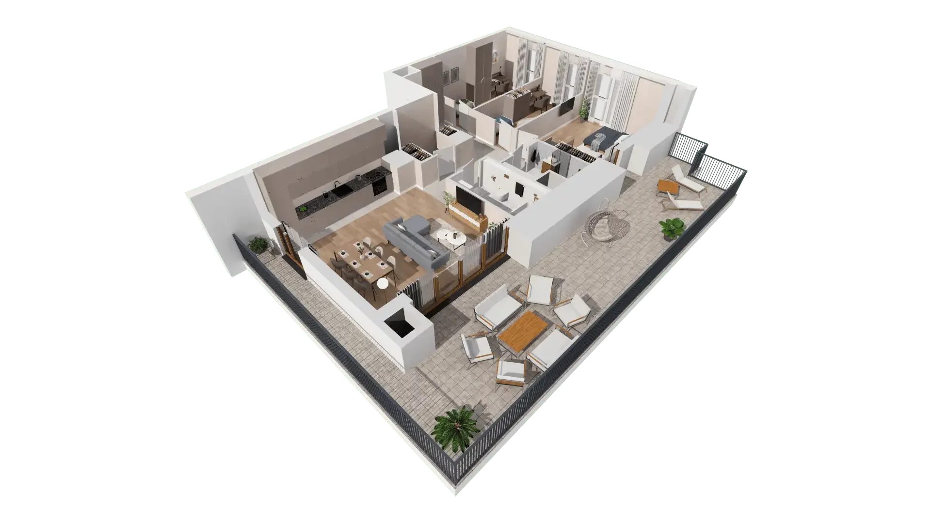 4 pokoje, mieszkanie 92,01 m², piętro 9, oferta nr 1A.9.80, Francuska Park VIIIB, Katowice, Osiedle Paderewskiego-Muchowiec, Muchowiec, ul. Szybowcowa