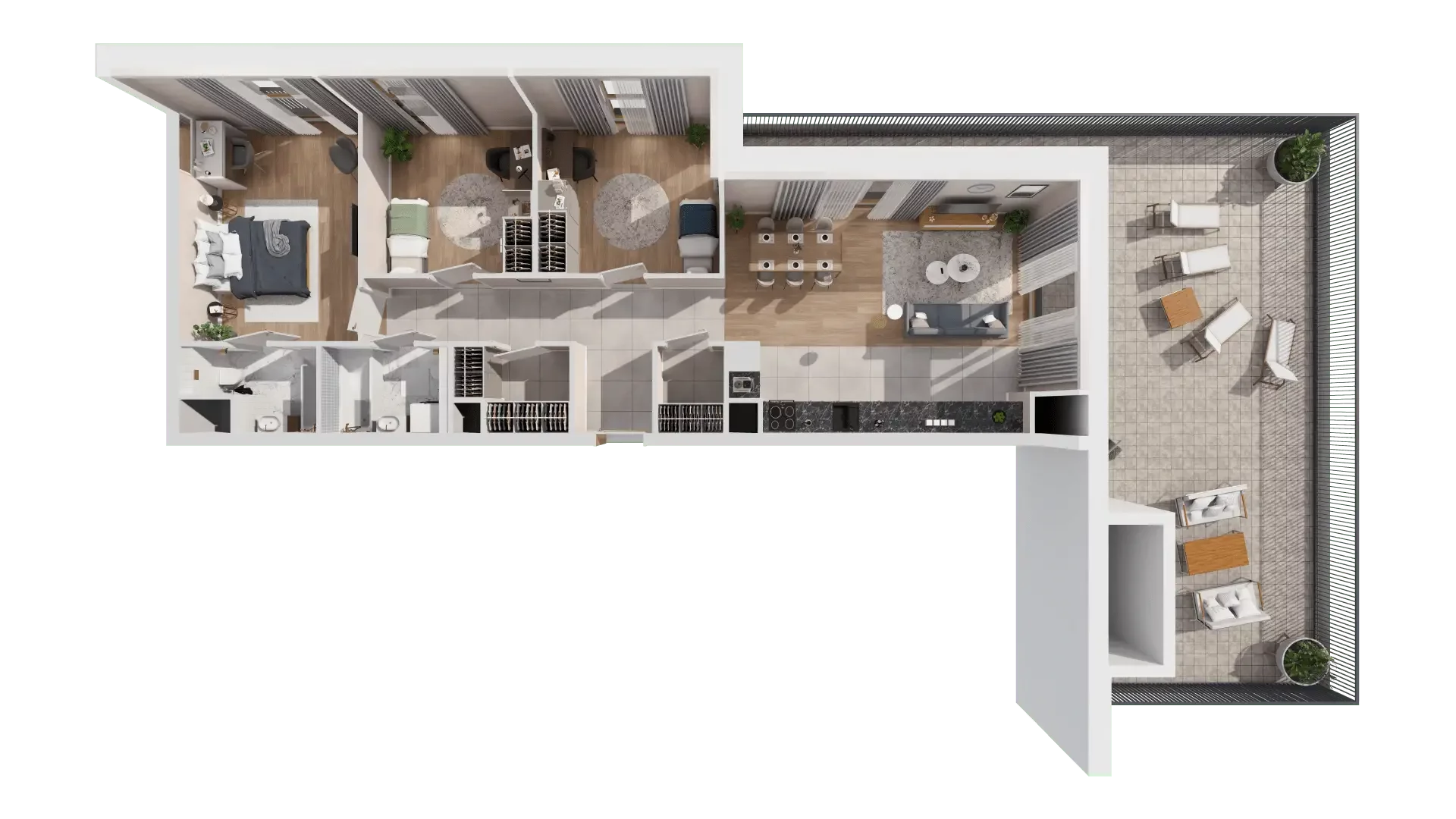 4 pokoje, mieszkanie 94,56 m², piętro 9, oferta nr 1B.9.146, Francuska Park VIIIB, Katowice, Osiedle Paderewskiego-Muchowiec, Muchowiec, ul. Szybowcowa