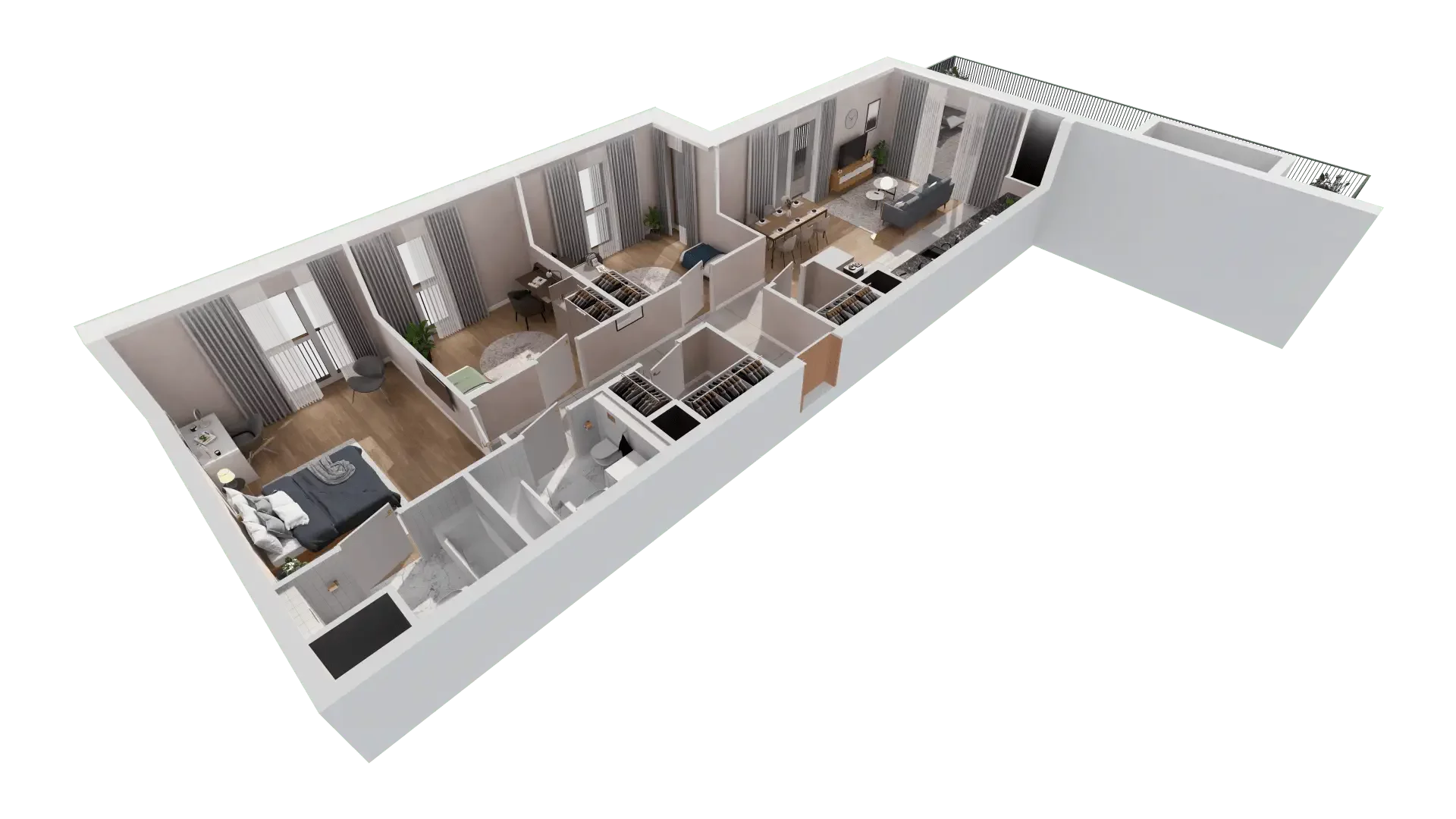 4 pokoje, mieszkanie 94,56 m², piętro 9, oferta nr 1B.9.146, Francuska Park VIIIB, Katowice, Osiedle Paderewskiego-Muchowiec, Muchowiec, ul. Szybowcowa