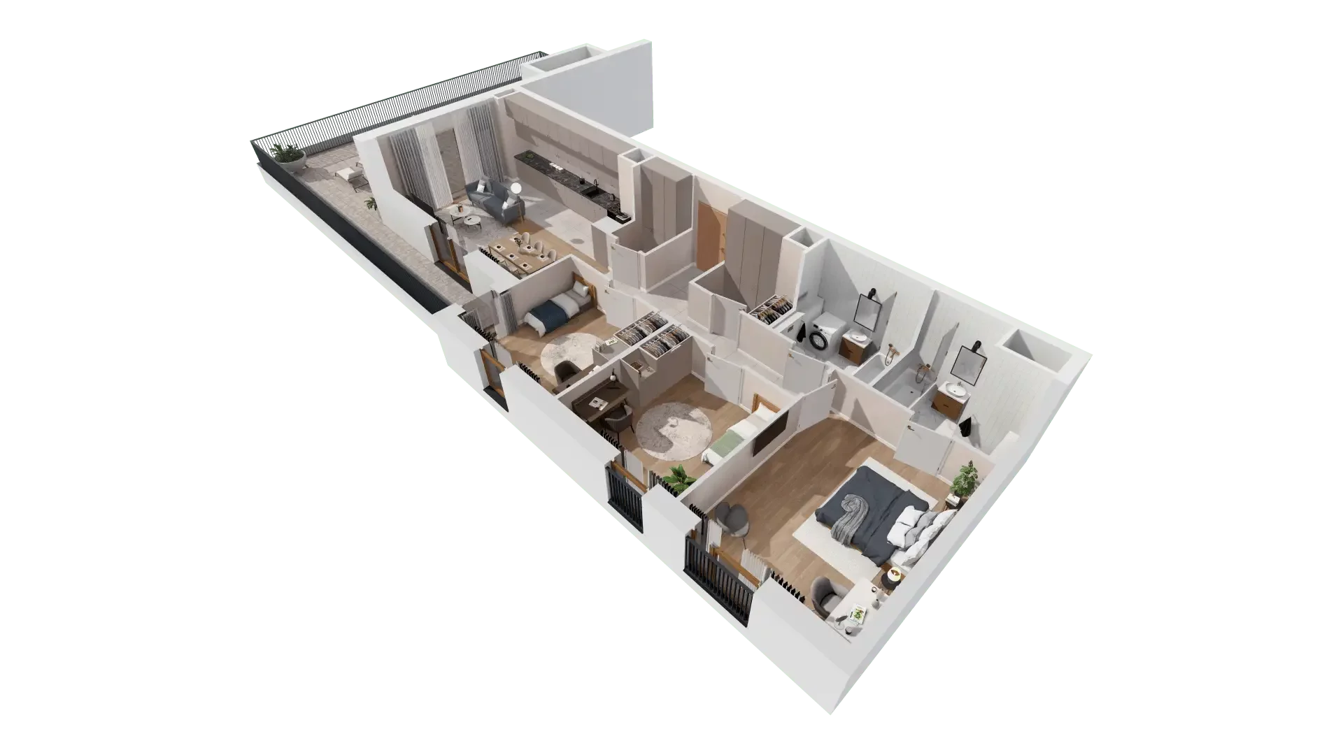 4 pokoje, mieszkanie 94,56 m², piętro 9, oferta nr 1B.9.146, Francuska Park VIIIB, Katowice, Osiedle Paderewskiego-Muchowiec, Muchowiec, ul. Szybowcowa