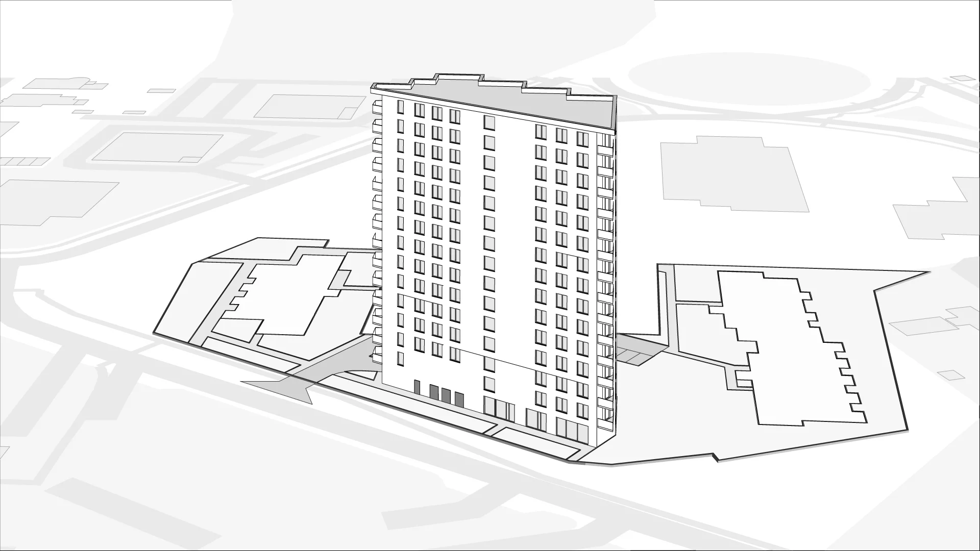 Wirtualna makieta 3D mieszkania 52.43 m², E.1.3.04