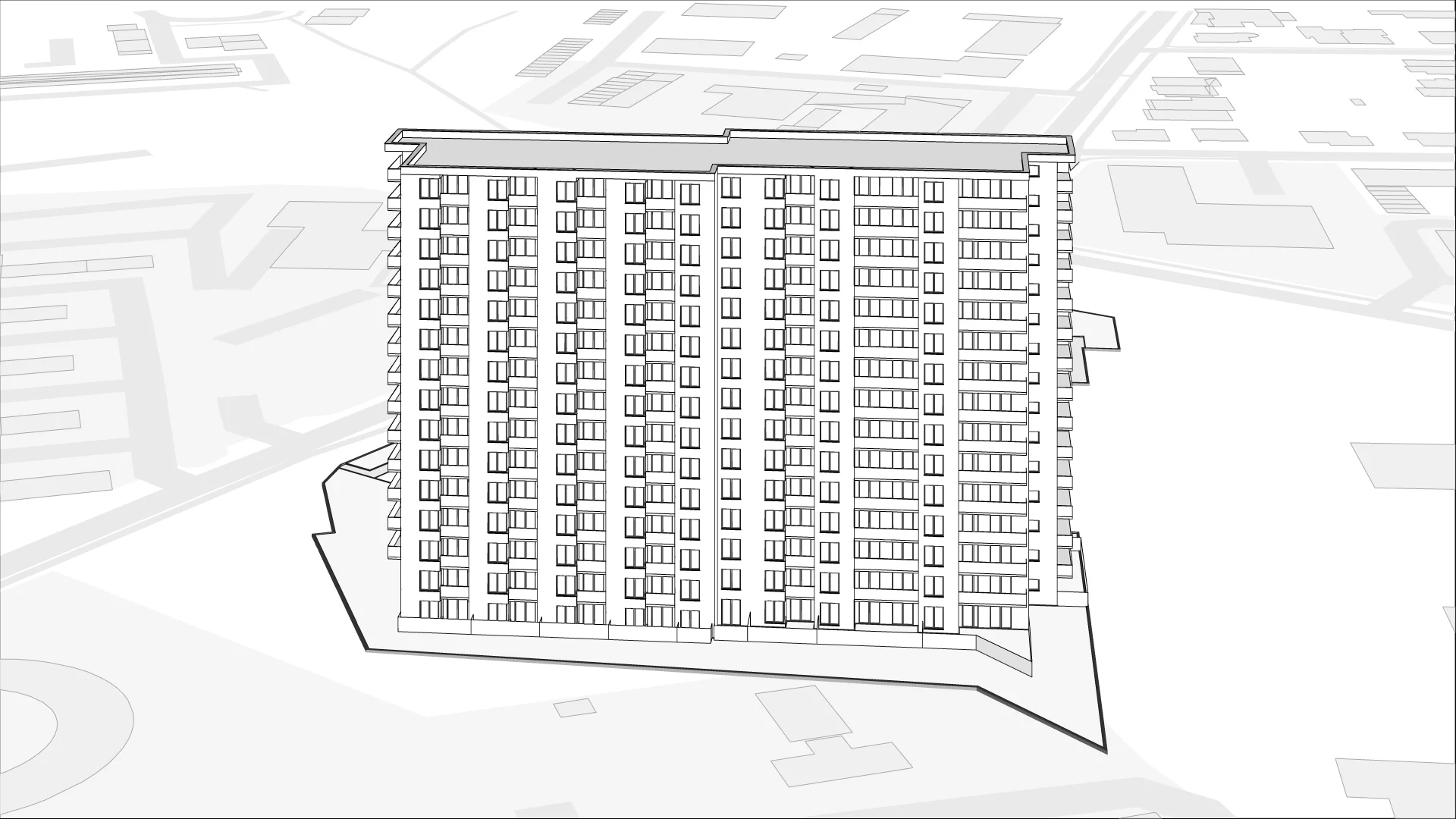 Wirtualna makieta 3D mieszkania 41.51 m², F.2.1.02