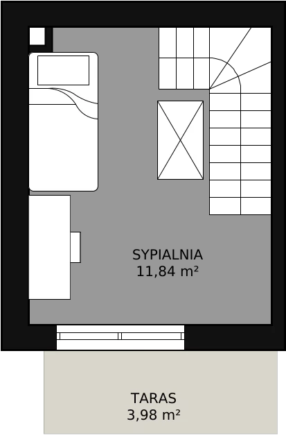 3 pokoje, mieszkanie 79,19 m², piętro 4, oferta nr 1B-4-1, Naramowice Odnova, Poznań, Naramowice, ul. Bielicowa