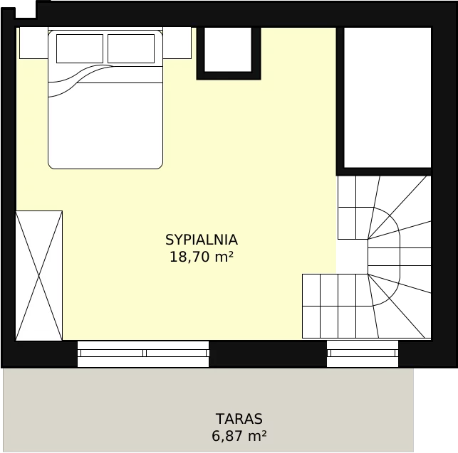 3 pokoje, mieszkanie 86,30 m², piętro 4, oferta nr 1E-4-3, Naramowice Odnova, Poznań, Naramowice, ul. Bielicowa