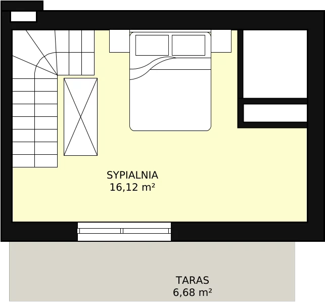 3 pokoje, mieszkanie 83,71 m², piętro 4, oferta nr 1F-4-3, Naramowice Odnova, Poznań, Naramowice, ul. Bielicowa