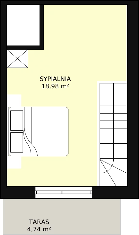 3 pokoje, mieszkanie 83,58 m², piętro 4, oferta nr 2C-4-1, Naramowice Odnova, Poznań, Naramowice, ul. Bielicowa