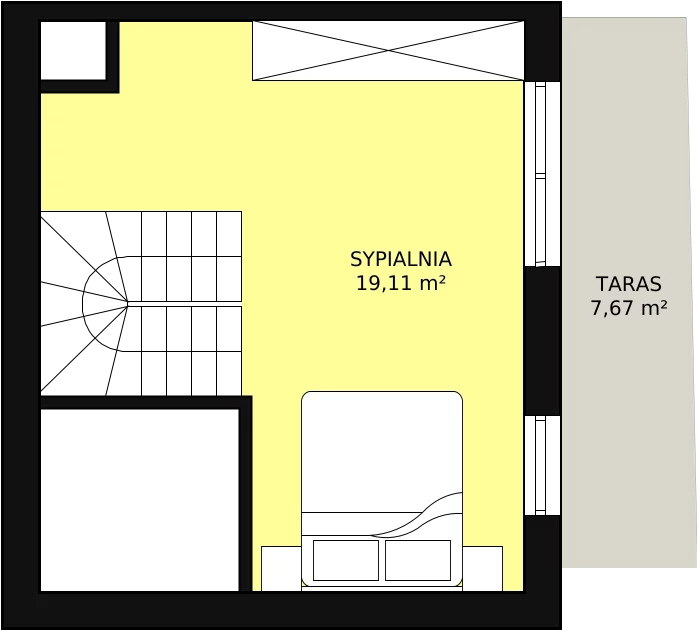 Mieszkanie 70,21 m², piętro 4, oferta nr 2C-4-4, Naramowice Odnova, Poznań, Naramowice, ul. Bielicowa