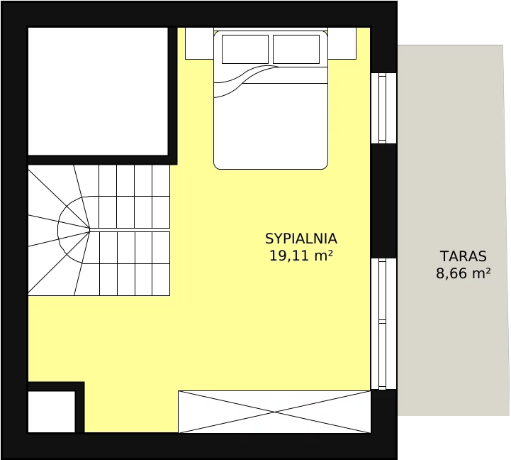 Mieszkanie 71,51 m², piętro 4, oferta nr 2C-4-5, Naramowice Odnova, Poznań, Naramowice, ul. Bielicowa