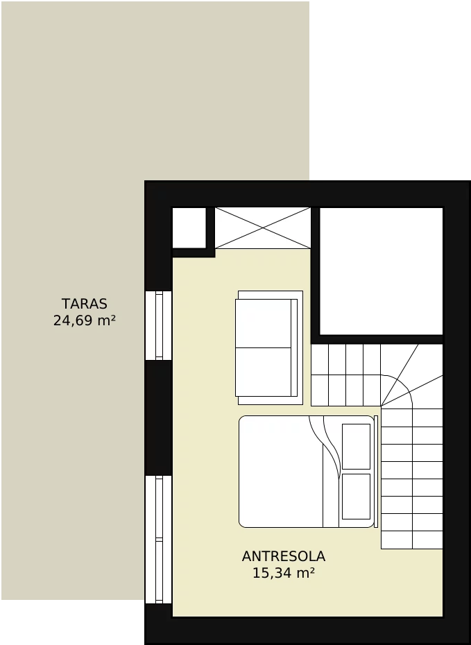 2 pokoje, mieszkanie 61,00 m², piętro 4, oferta nr 2C-4-7, Naramowice Odnova, Poznań, Naramowice, ul. Bielicowa