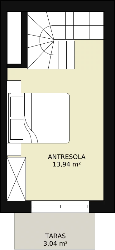 3 pokoje, mieszkanie 74,30 m², piętro 4, oferta nr 3B-4-3, Naramowice Odnova, Poznań, Naramowice, ul. Bielicowa