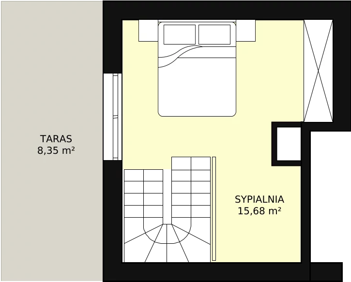 2 pokoje, mieszkanie 63,54 m², piętro 4, oferta nr 5A-4-2, Naramowice Odnova II, Poznań, Naramowice, ul. Bielicowa