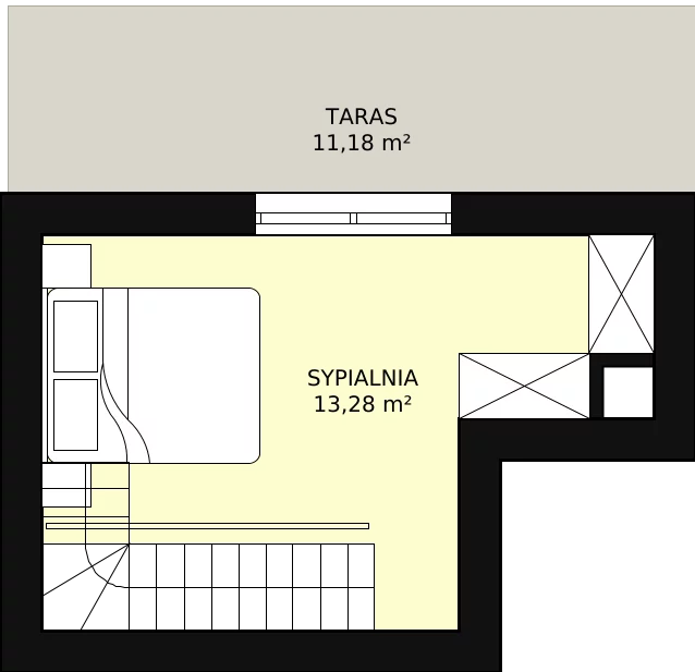 2 pokoje, mieszkanie 61,78 m², piętro 4, oferta nr 6C-4-8, Naramowice Odnova II, Poznań, Naramowice, ul. Bielicowa