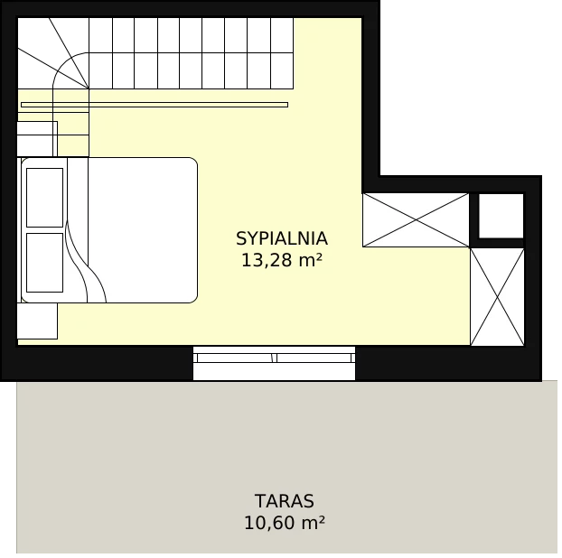 2 pokoje, mieszkanie 61,71 m², piętro 4, oferta nr 7C-4-1, Naramowice Odnova II, Poznań, Naramowice, ul. Bielicowa
