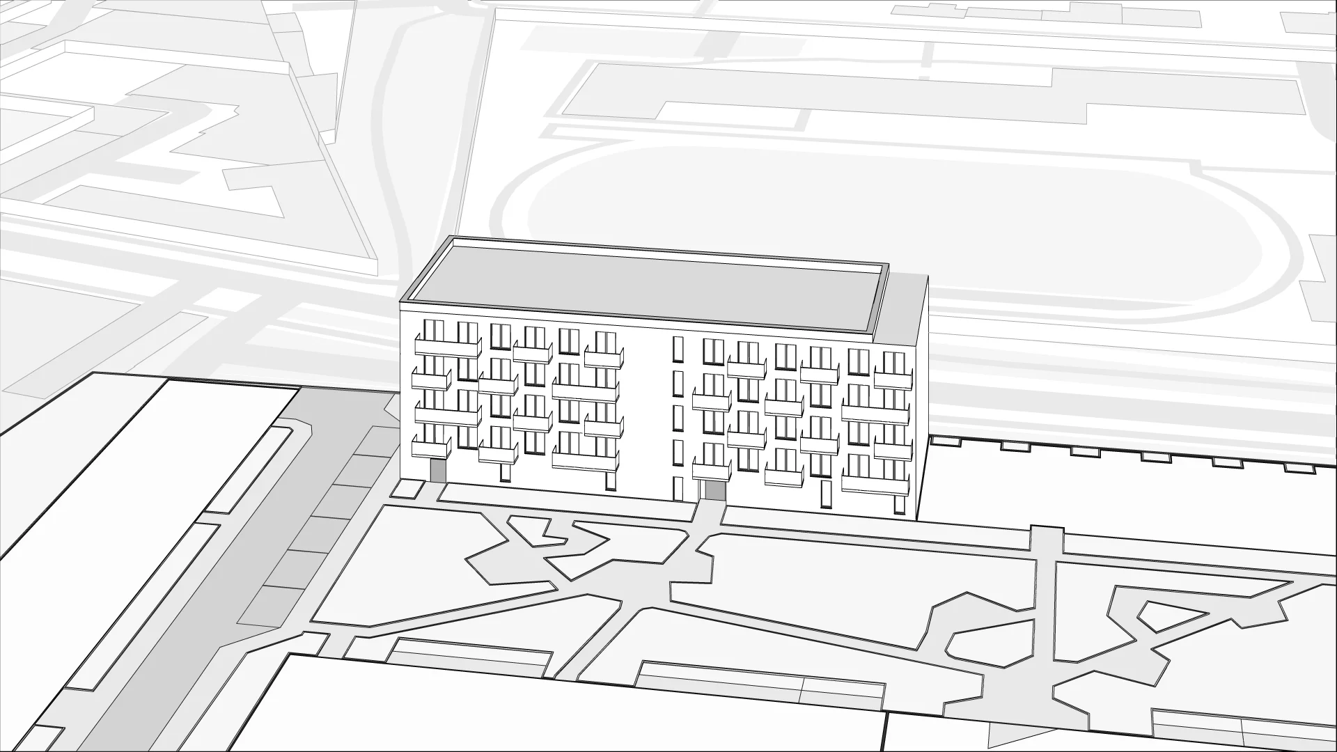 Wirtualna makieta 3D mieszkania 37 m², A1-1-8